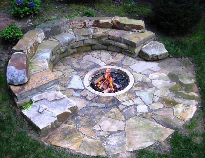 masonry fire pits build